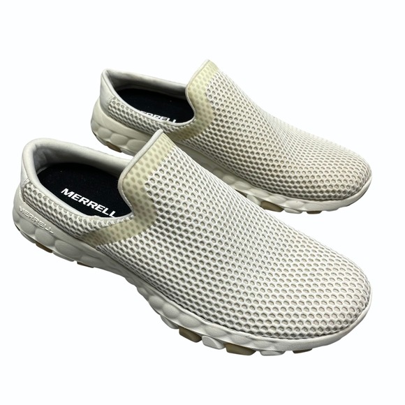 Merrell Shoes - Merrell Nova Moc Slip On Shoes Womens 10 White Mesh Breathable